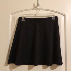 Black skater skirt